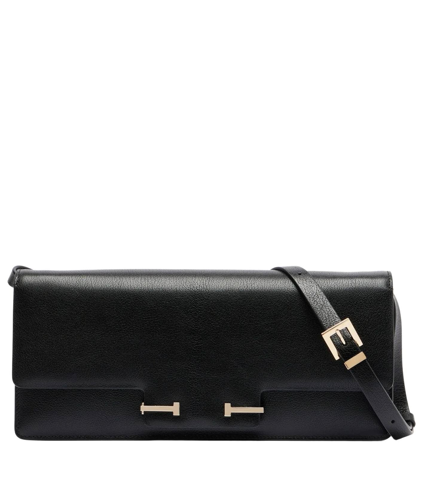 Double T leather shoulder bag Double T leather shoulder bag