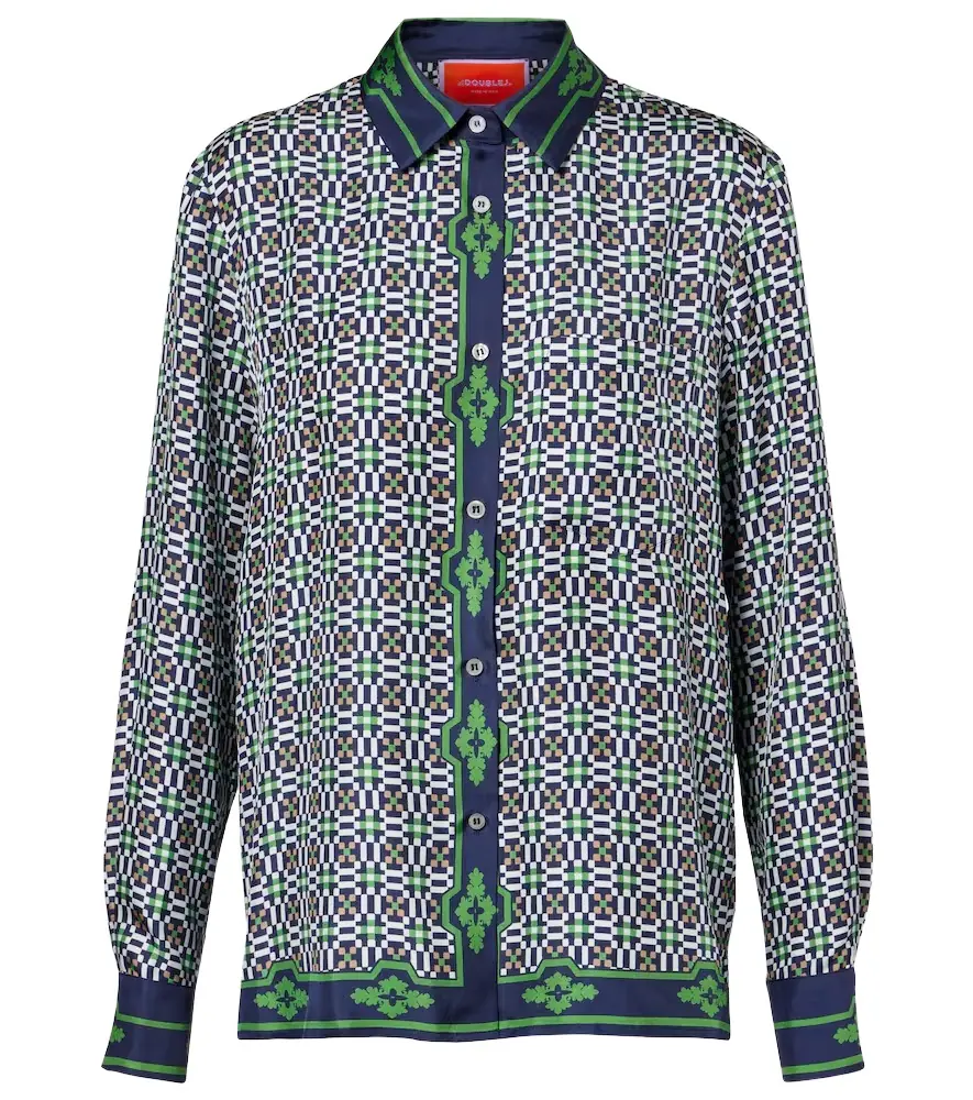 La DoubleJ Boy silk twill shirt