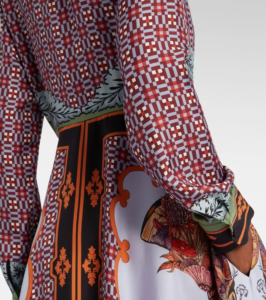 La DoubleJ San Pietro printed silk maxi dress | Thumbnail 3