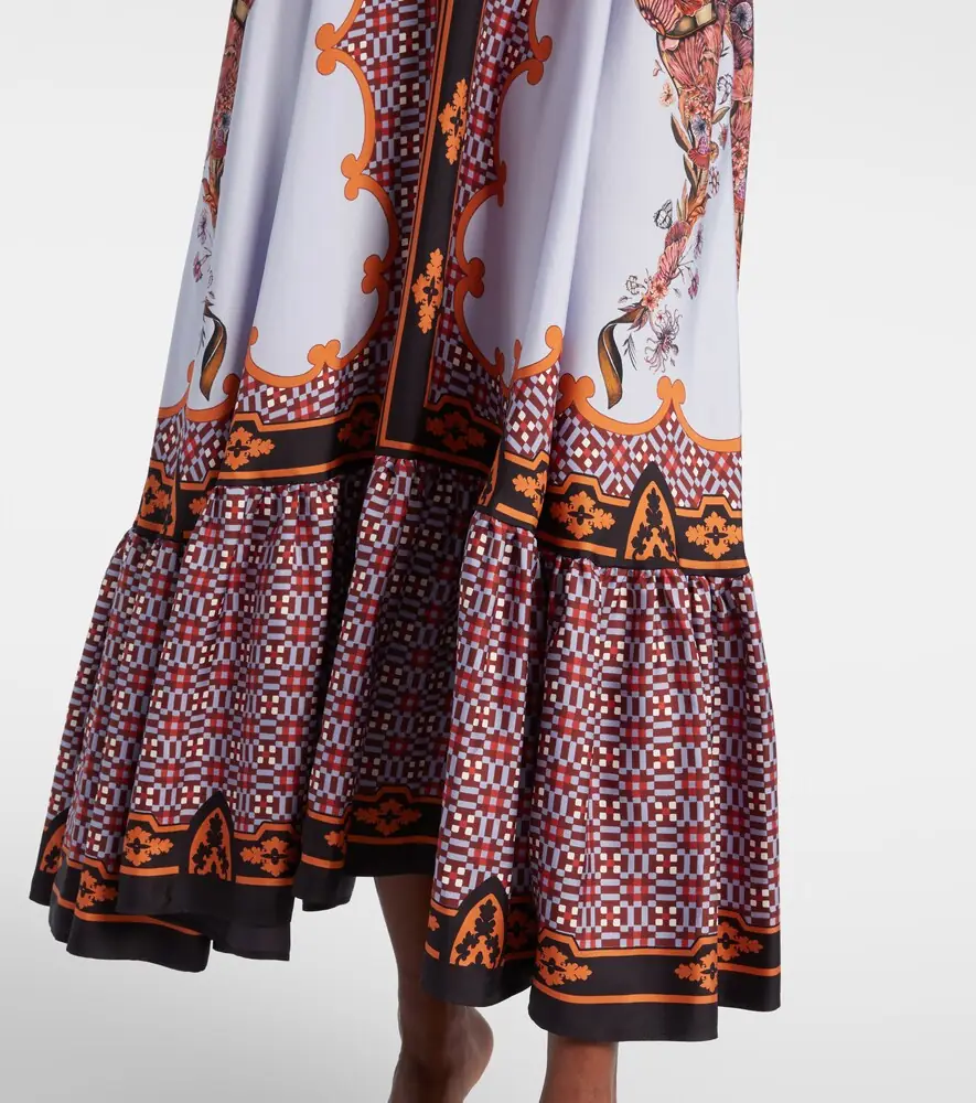 La DoubleJ San Pietro printed silk maxi dress | Thumbnail 4
