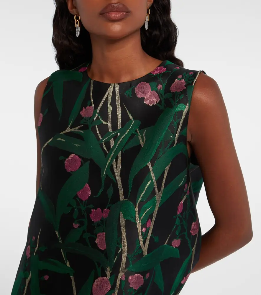 La DoubleJ La Scala feather-trimmed jacquard top | Thumbnail 4 La DoubleJ La Scala feather-trimmed jacquard top | Thumbnail 4