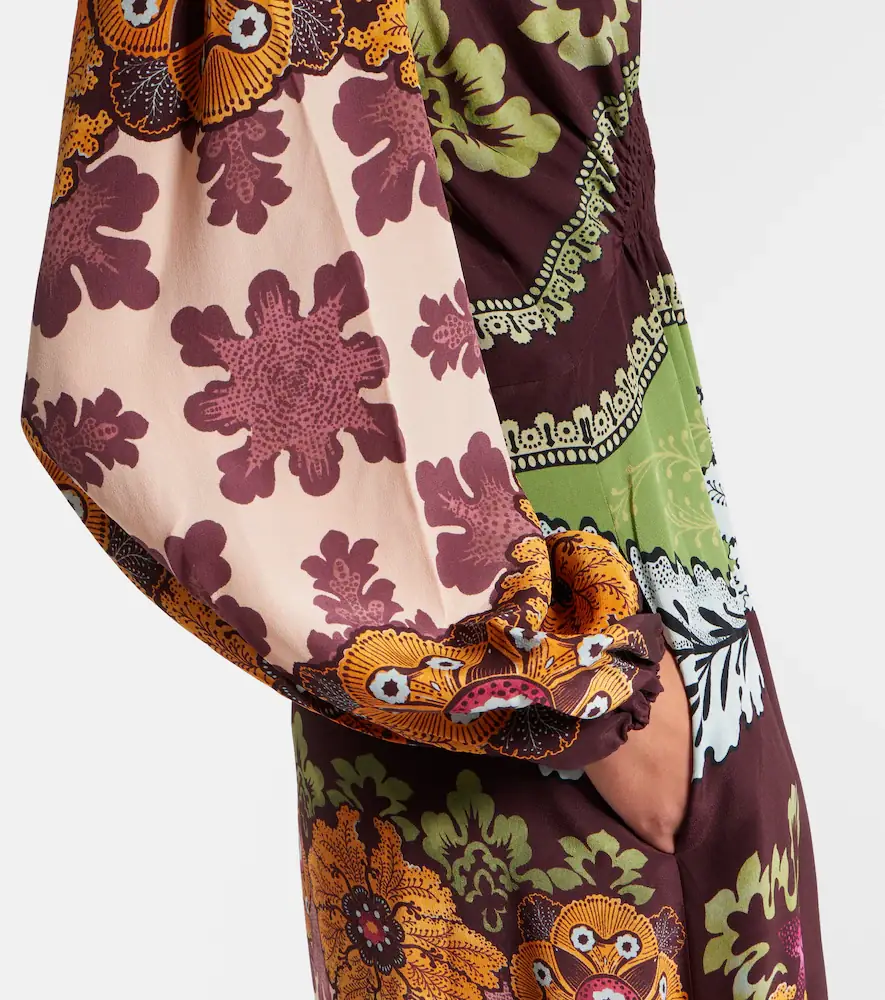 La DoubleJ Printed silk maxi dress | Thumbnail 3