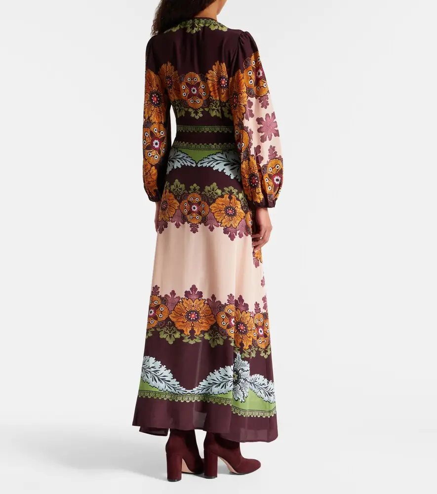 La DoubleJ Printed silk maxi dress | Thumbnail 4