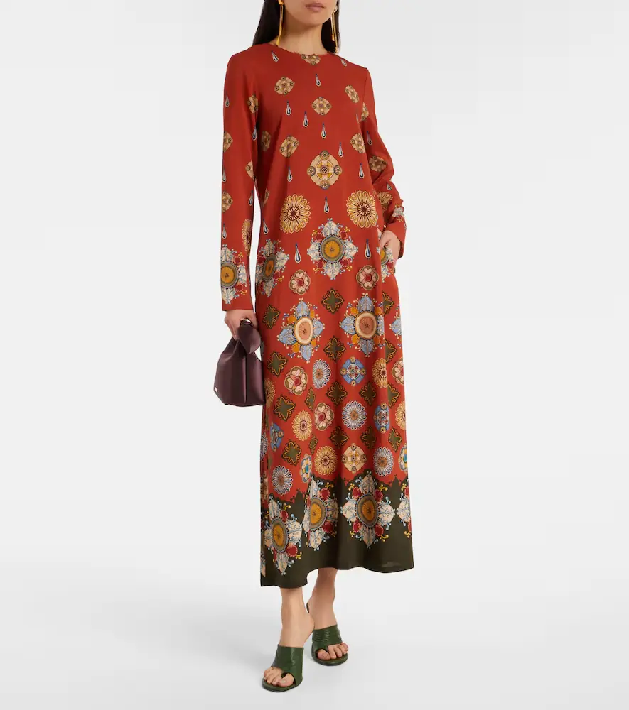 La DoubleJ Swing printed jersey maxi dress | Thumbnail 2 La DoubleJ Swing printed jersey maxi dress | Thumbnail 2