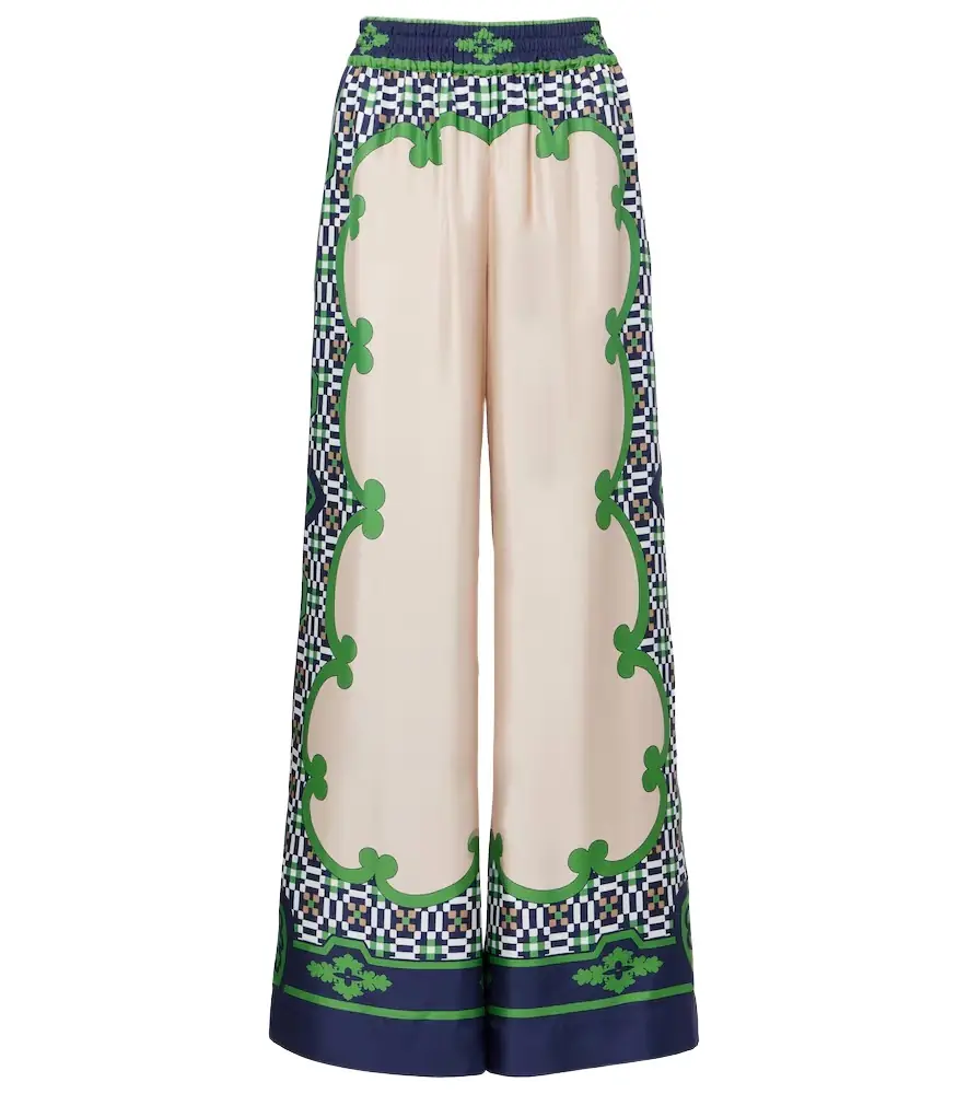 La DoubleJ Printed silk twill palazzo pants | Image 1 La DoubleJ Printed silk twill palazzo pants | Image 1