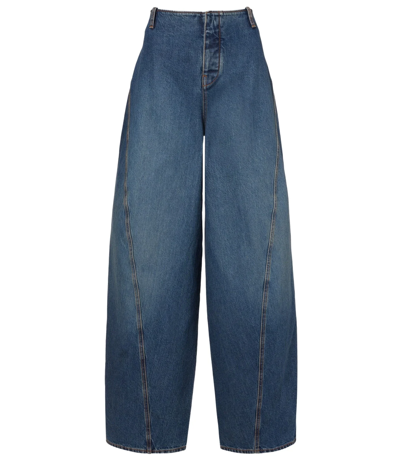 Alaïa Mid-rise barrel-leg jeans Alaïa Mid-rise barrel-leg jeans