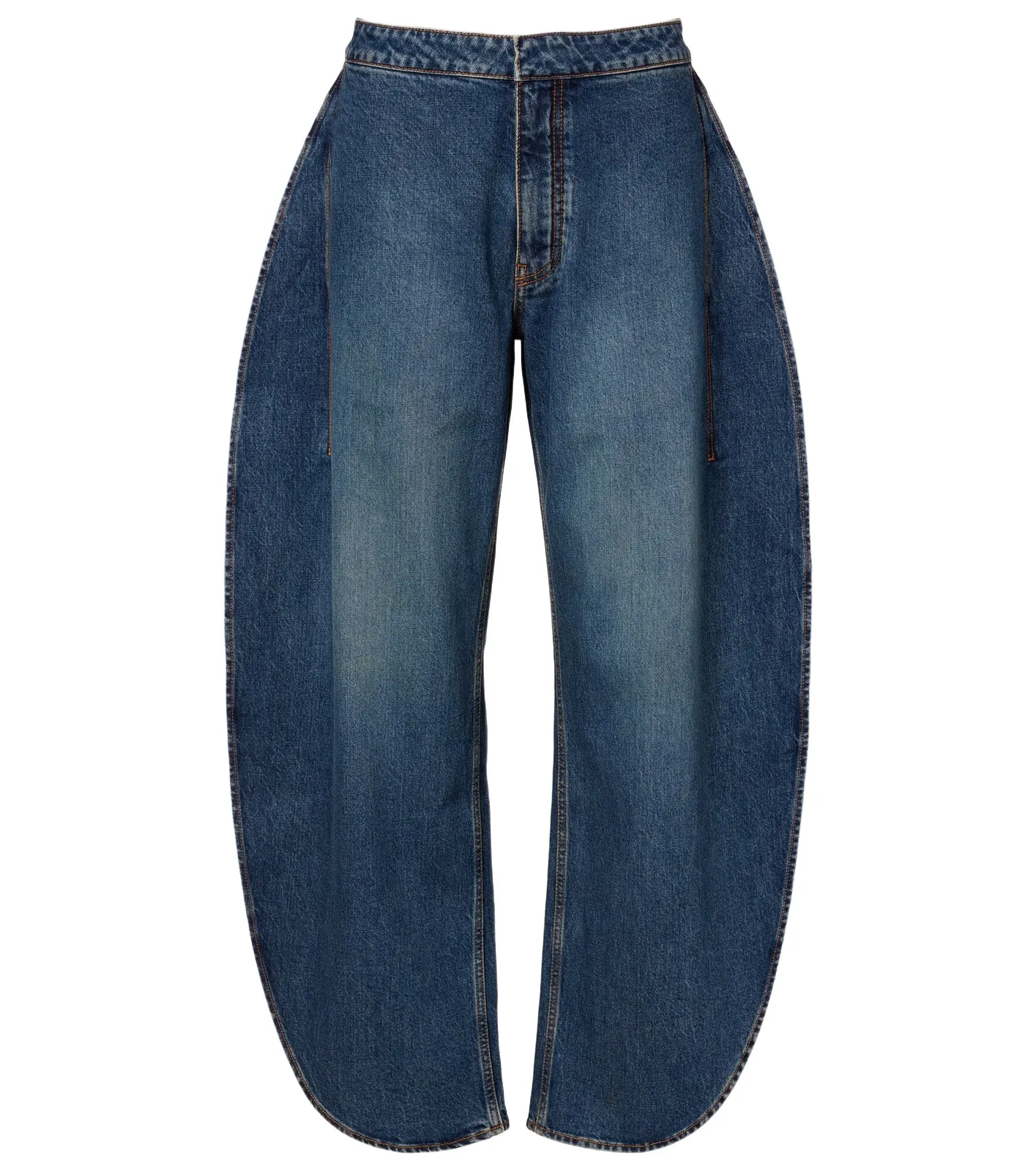 Alaïa Mid-rise barrel-leg jeans Alaïa Mid-rise barrel-leg jeans