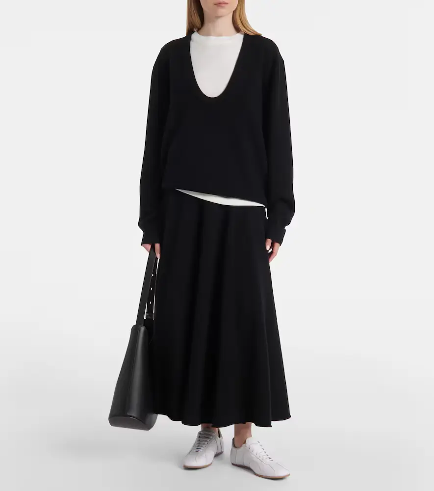 Extreme Cashmere N°313 Twirl cashmere-blend maxi skirt | Thumbnail 2 Extreme Cashmere N°313 Twirl cashmere-blend maxi skirt | Thumbnail 2