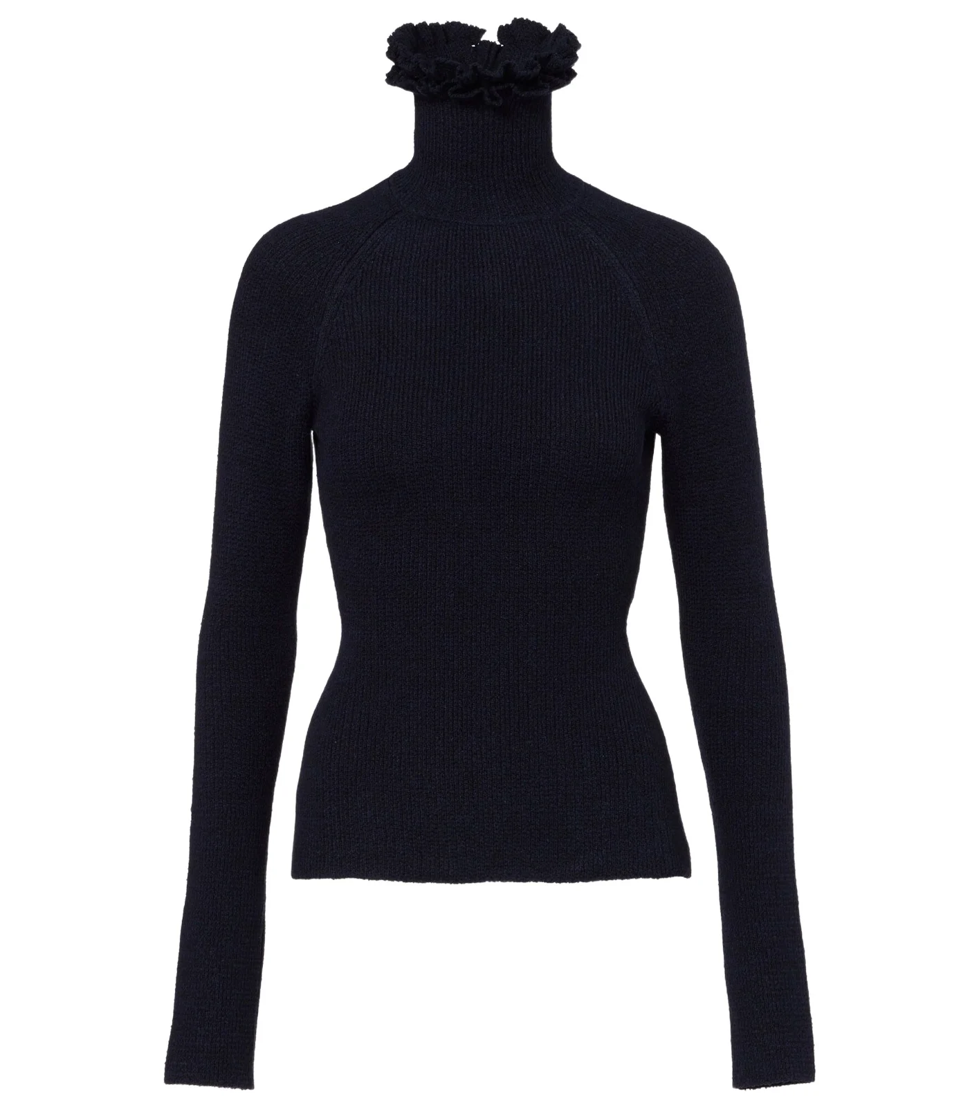 ALAÏA Wool and silk-blend turtleneck sweater ALAÏA Wool and silk-blend turtleneck sweater