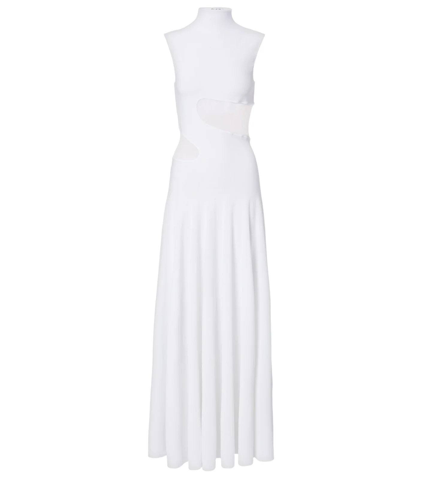 ALAÏA Turtleneck maxi dress