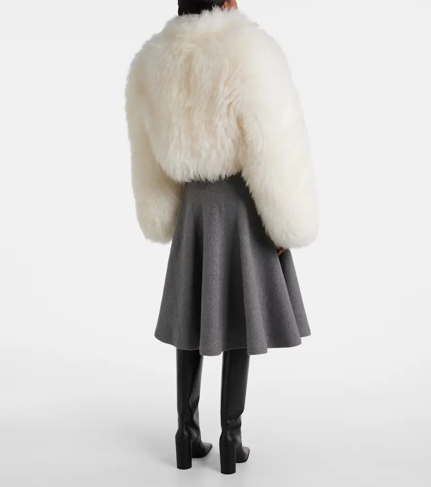 Alaïa Alaïa Cropped shearling jacket | Thumbnail 2