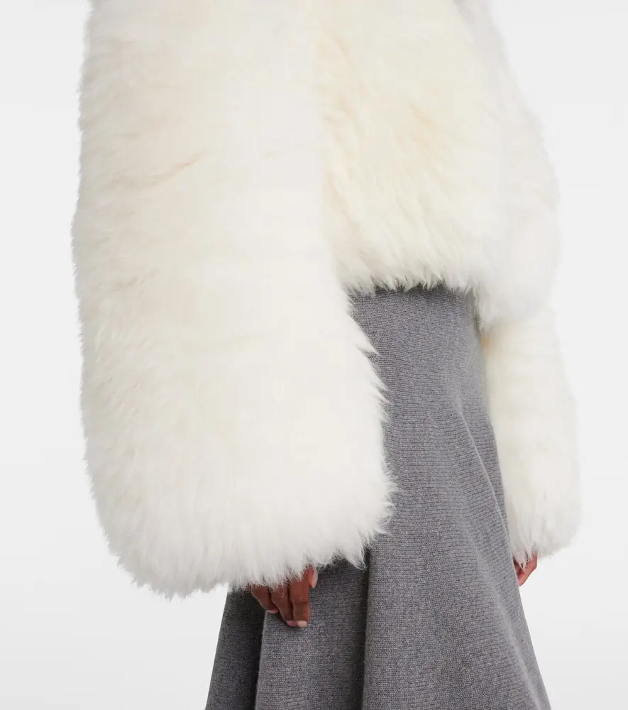 Alaïa Alaïa Cropped shearling jacket | Thumbnail 3