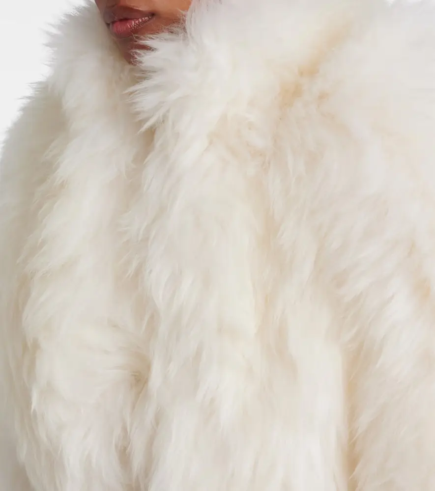 Alaïa Alaïa Cropped shearling jacket | Thumbnail 6