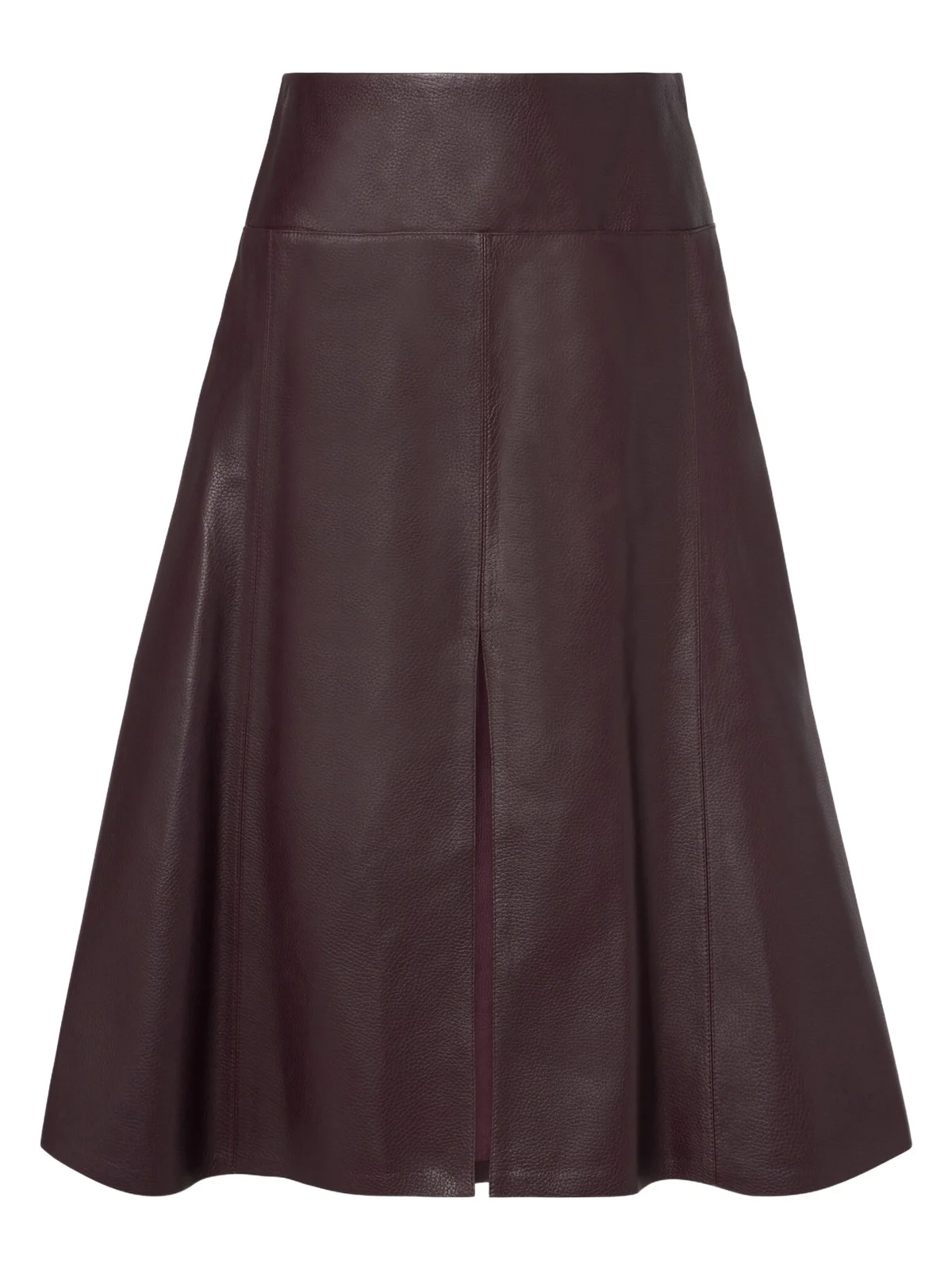 Alaïa Low-rise leather midi skirt Alaïa Low-rise leather midi skirt
