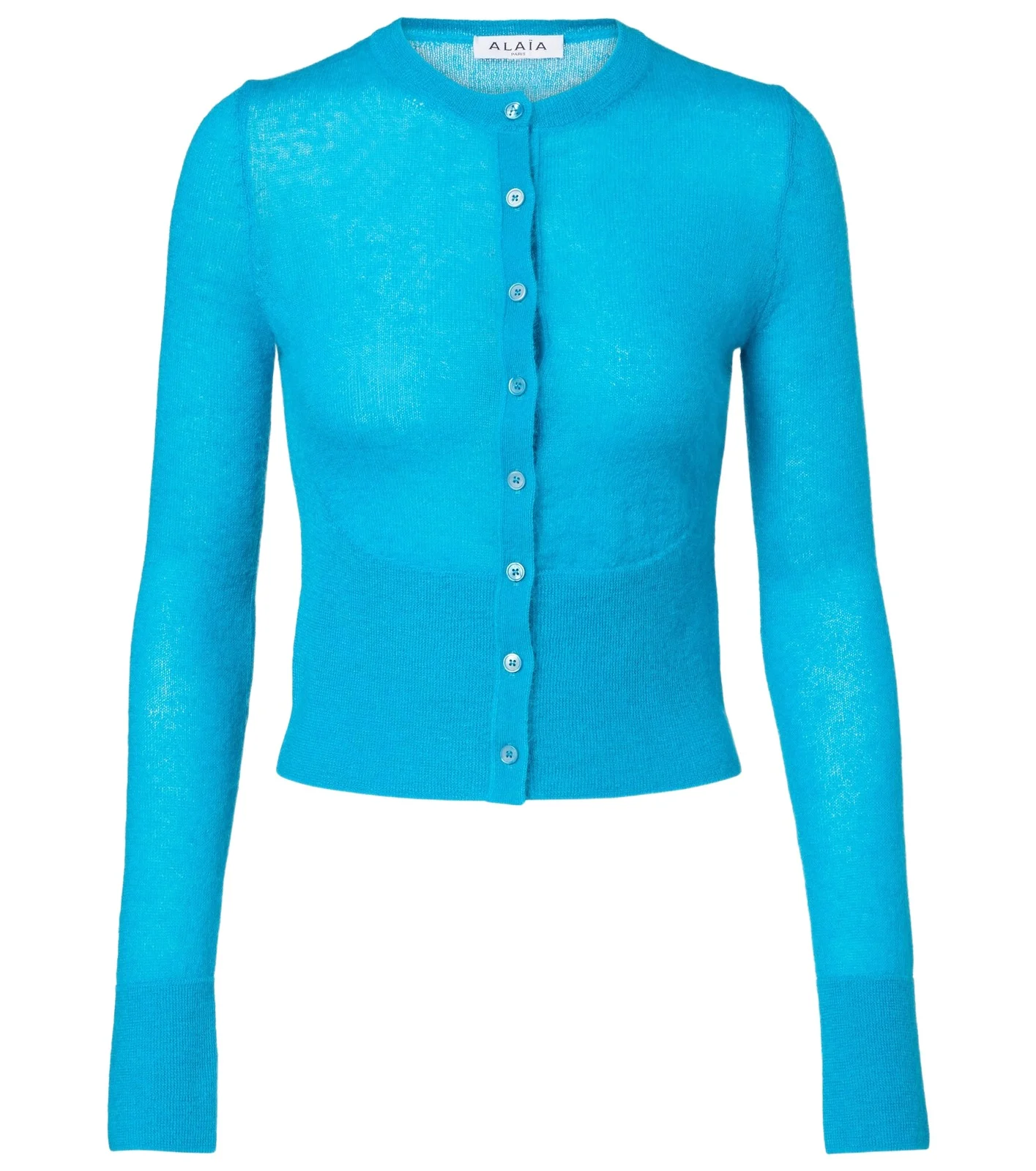Mohair and wool-blend cardigan