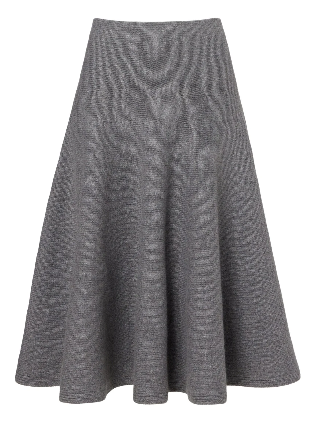Cashmere-blend midi skirt