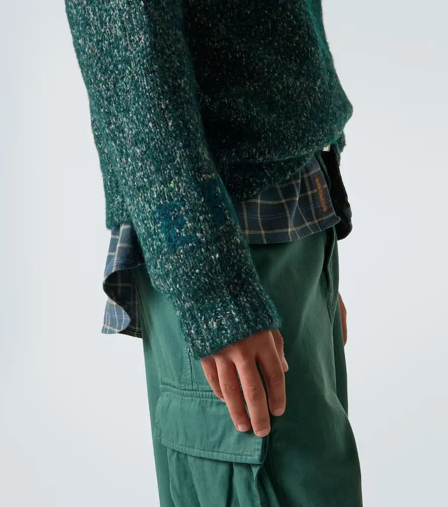 ERL Alpaca, wool, and cotton-blend sweater | Thumbnail 2 ERL Alpaca, wool, and cotton-blend sweater | Thumbnail 2