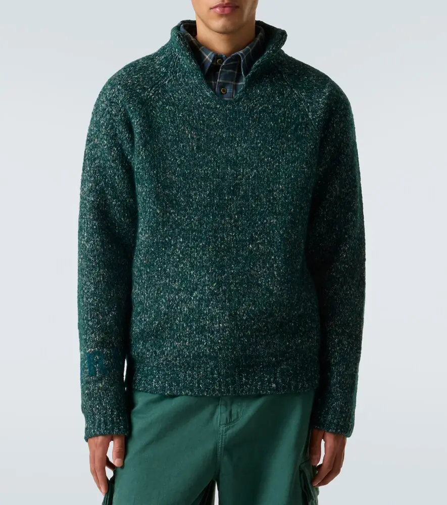 ERL Alpaca, wool, and cotton-blend sweater | Thumbnail 3 ERL Alpaca, wool, and cotton-blend sweater | Thumbnail 3