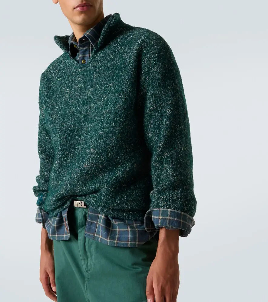 ERL Alpaca, wool, and cotton-blend sweater | Thumbnail 7 ERL Alpaca, wool, and cotton-blend sweater | Thumbnail 7