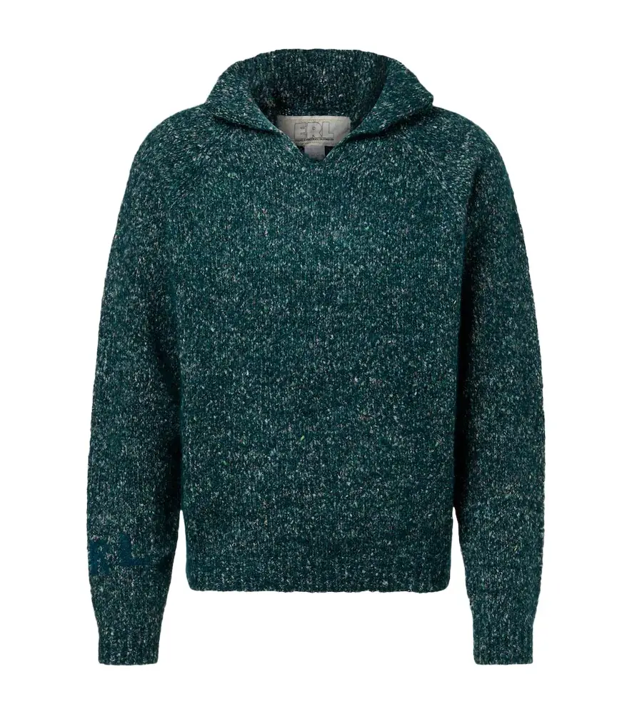 ERL Alpaca, wool, and cotton-blend sweater