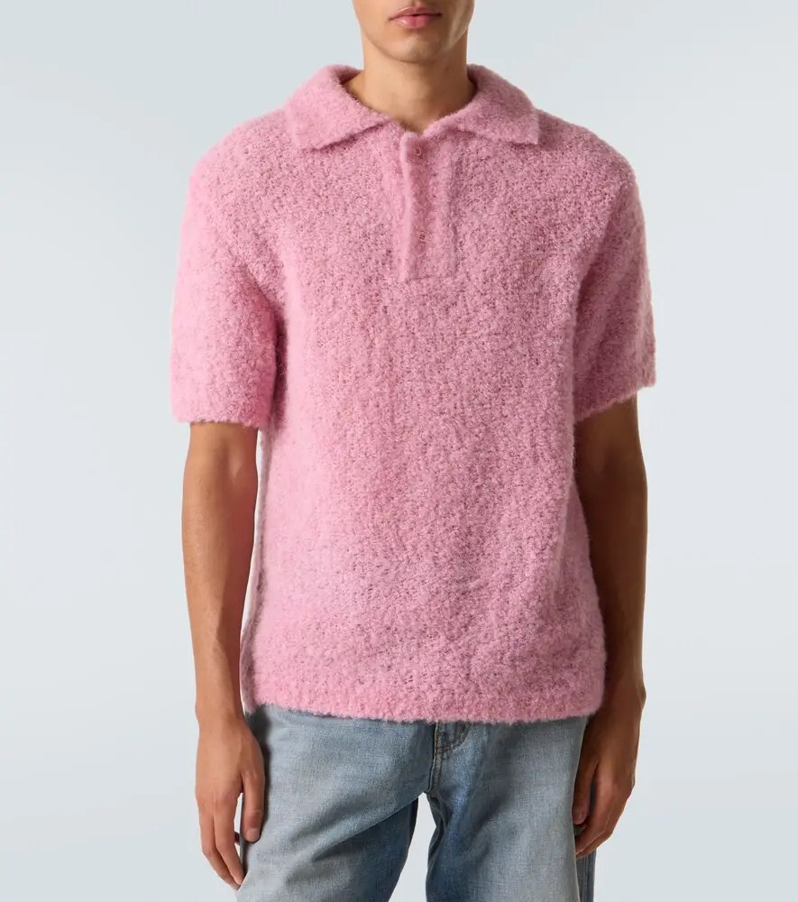 ERL Alpaca-blend polo sweater | Thumbnail 2