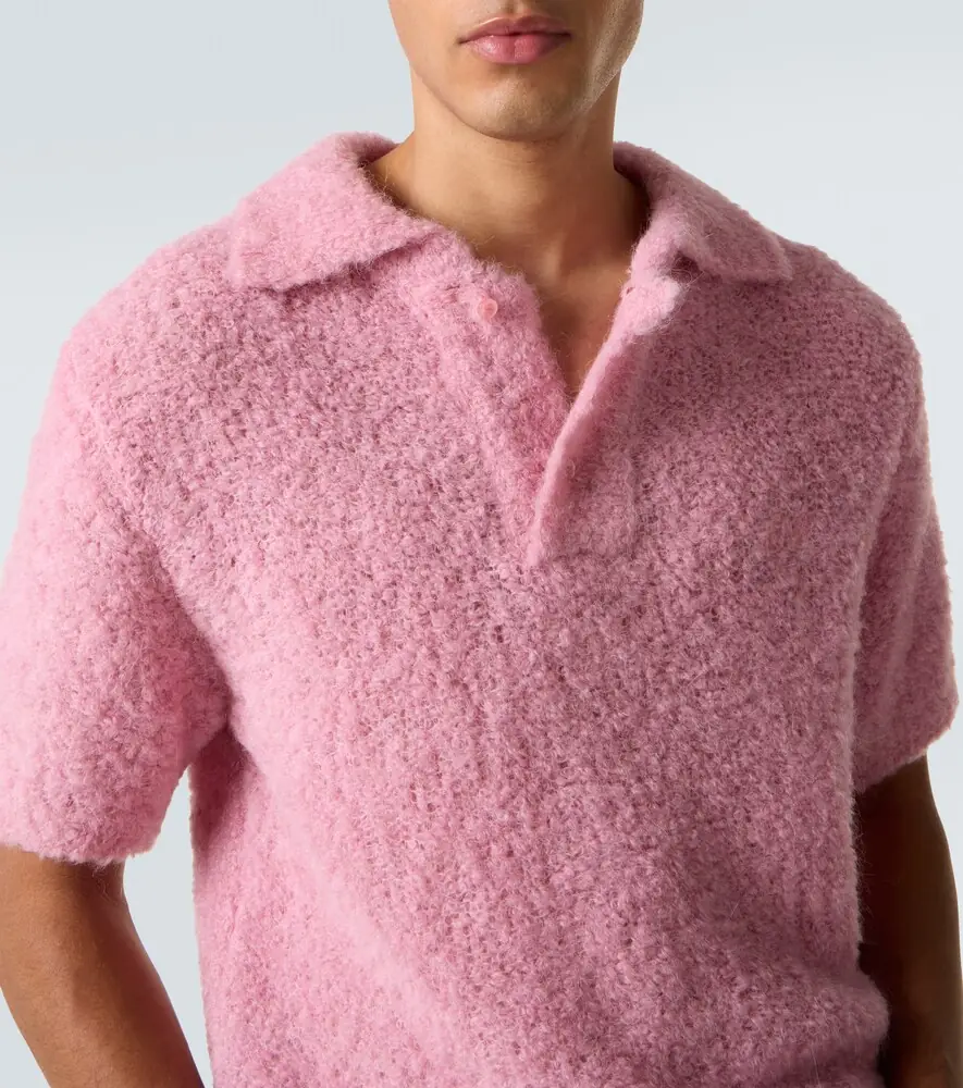 ERL Alpaca-blend polo sweater | Thumbnail 5
