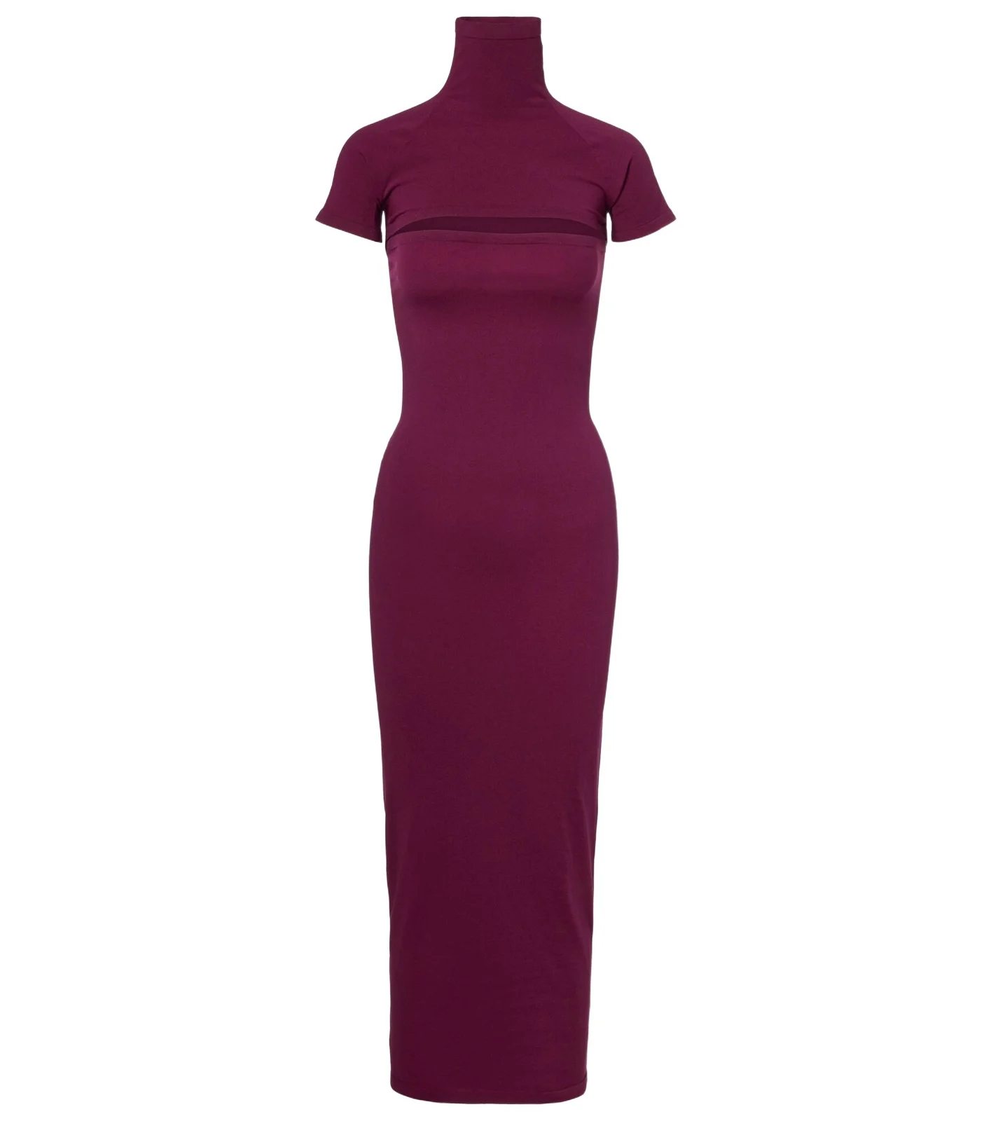 ALAÏA Second-Skin jersey midi dress ALAÏA Second-Skin jersey midi dress