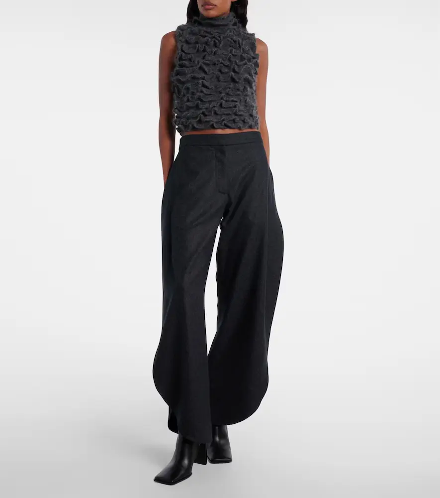 ALAÏA Wool barrel-leg pants | Thumbnail 2 ALAÏA Wool barrel-leg pants | Thumbnail 2