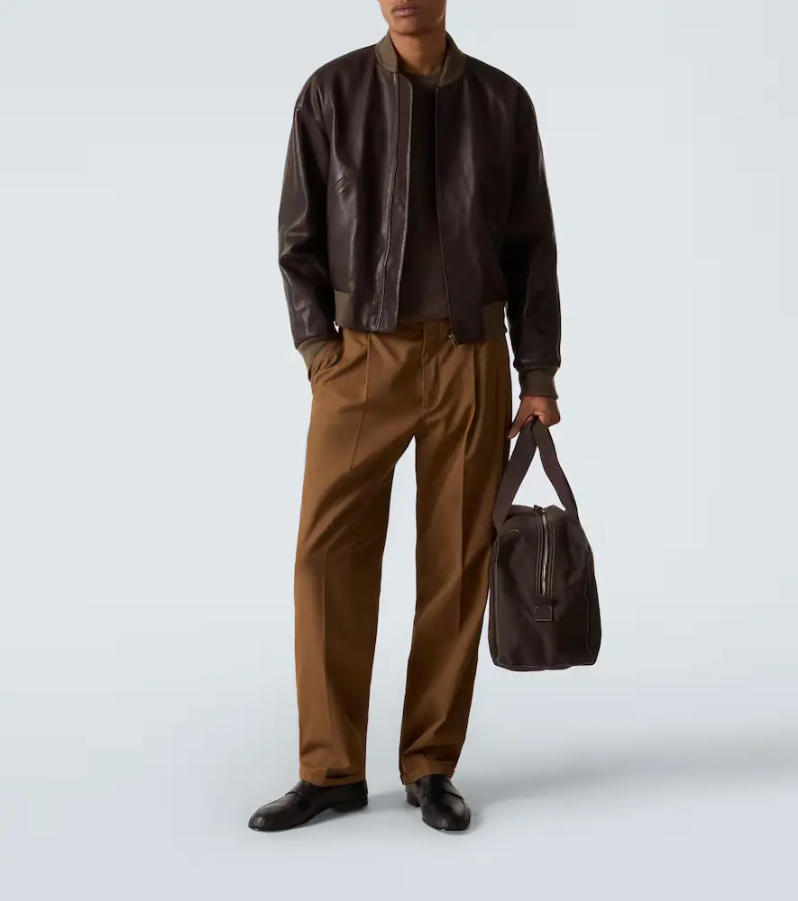 The Row Belamy cotton-blend gabardine straight pants | Thumbnail 3 The Row Belamy cotton-blend gabardine straight pants | Thumbnail 3