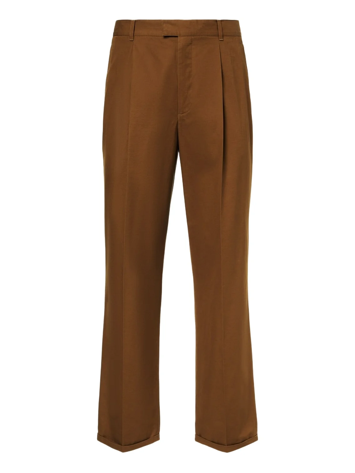 Belamy cotton-blend gabardine straight pants