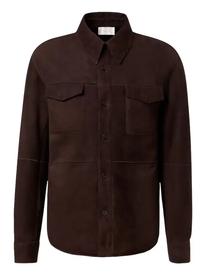 Bento shearling-lined suede jacket