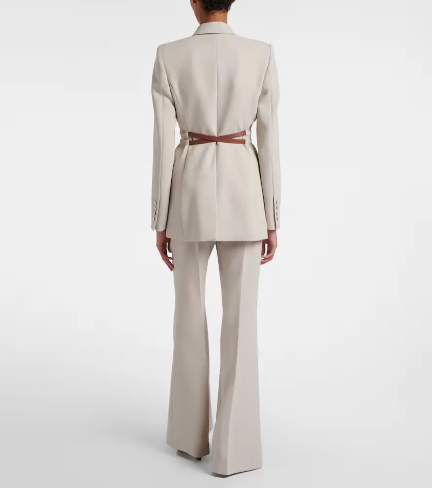 Gabriela Hearst Rhein high-rise wool flared pants | Thumbnail 4 Gabriela Hearst Rhein high-rise wool flared pants | Thumbnail 4