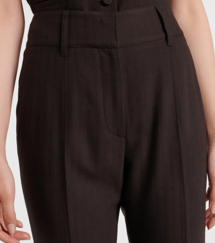 Gabriela Hearst Rhein high-rise wool flared pants | Thumbnail 2 Gabriela Hearst Rhein high-rise wool flared pants | Thumbnail 2