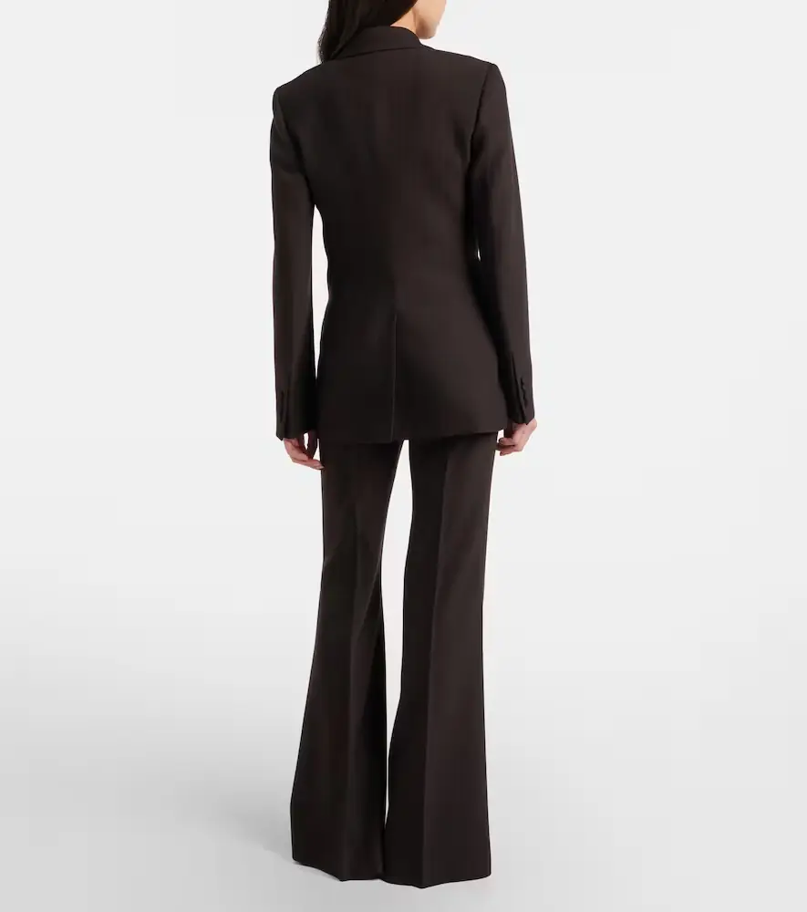 Gabriela Hearst Rhein high-rise wool flared pants | Thumbnail 3 Gabriela Hearst Rhein high-rise wool flared pants | Thumbnail 3