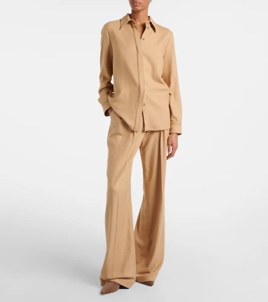 Gabriela Hearst Rhein high-rise wool flared pants | Thumbnail 5 Gabriela Hearst Rhein high-rise wool flared pants | Thumbnail 5