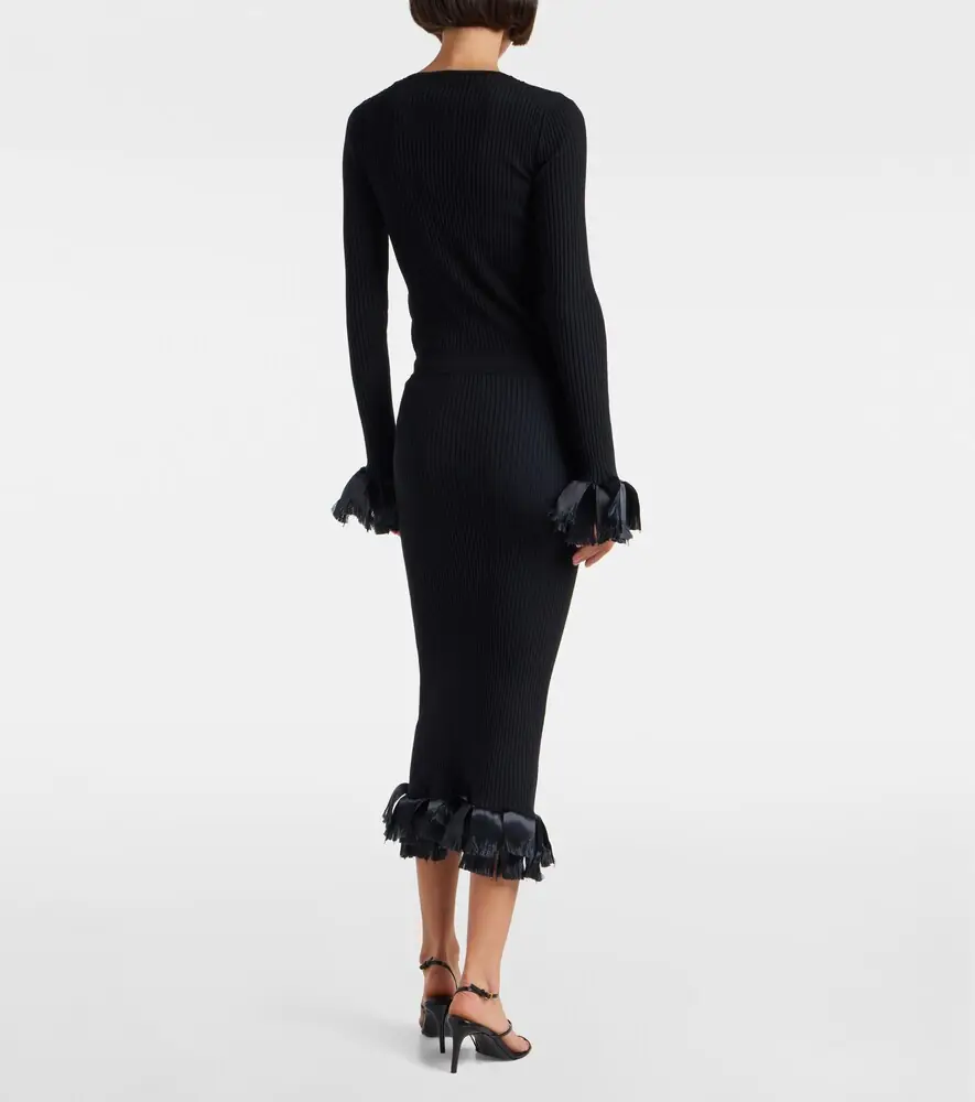FFORME Riley wool-blend midi skirt | Thumbnail 5