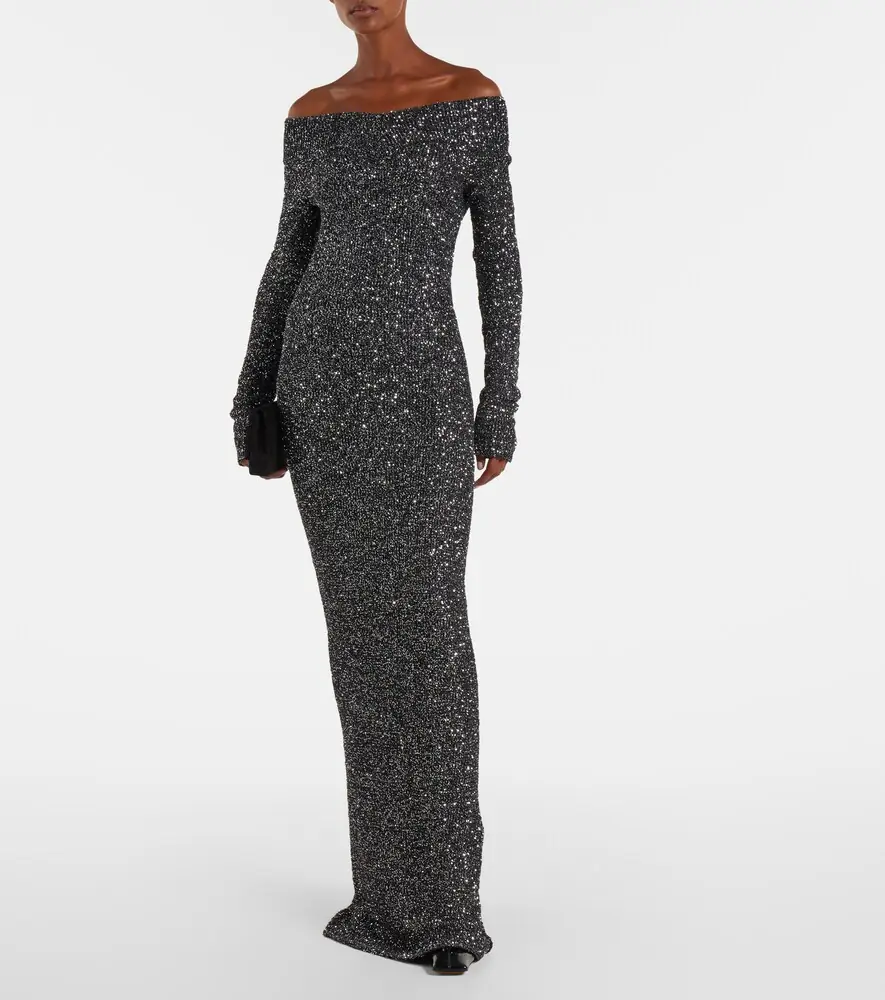 Stella McCartney Knitted sequined gown | Thumbnail 3