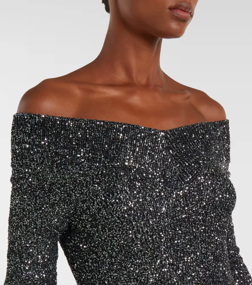 Stella McCartney Knitted sequined gown | Thumbnail 5