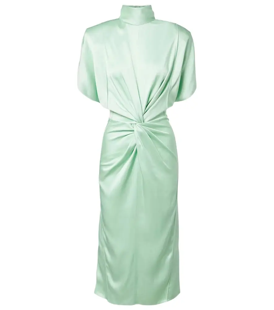 Stella McCartney Satin midi dress | Image 1 Stella McCartney Satin midi dress | Image 1