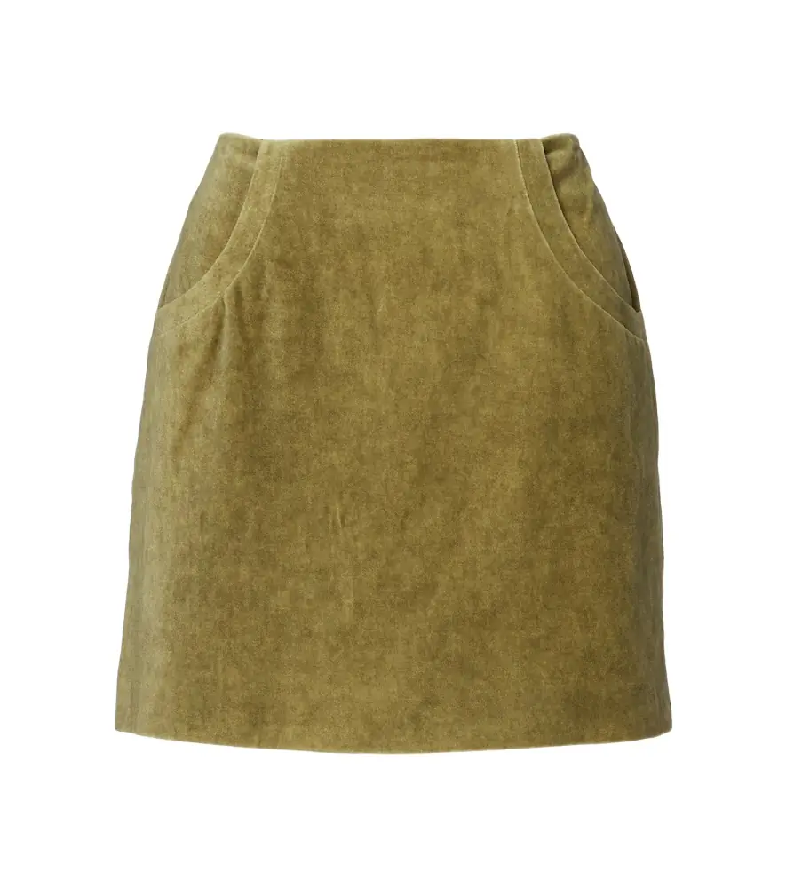 Blaze Milano Blazé Milano Coci high-rise cotton velvet miniskirt | Image 1 Blaze Milano Blazé Milano Coci high-rise cotton velvet miniskirt | Image 1