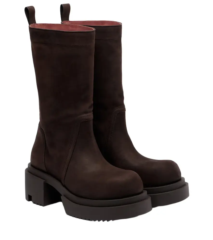 Rick Owens Leather ankle boots