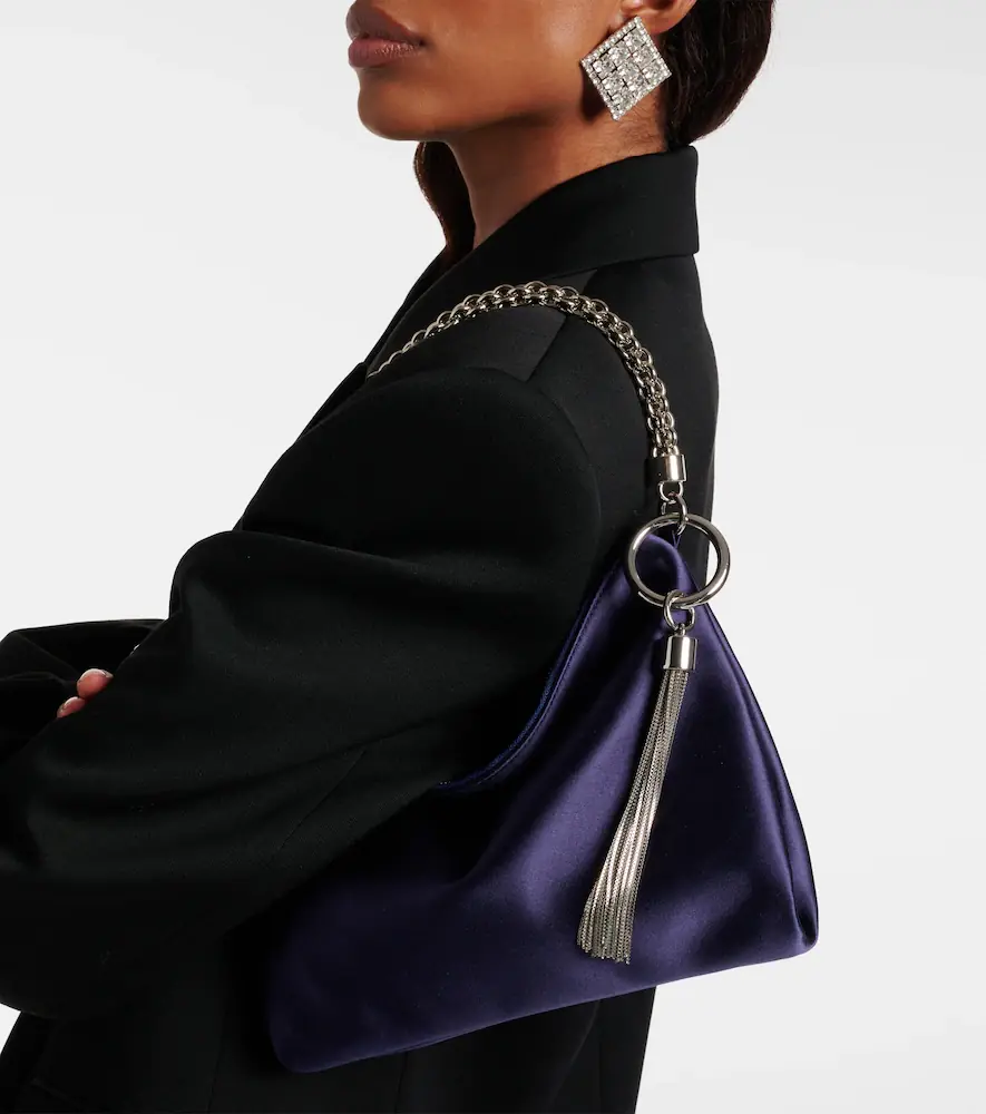 Jimmy Choo Callie Small satin clutch | Thumbnail 2