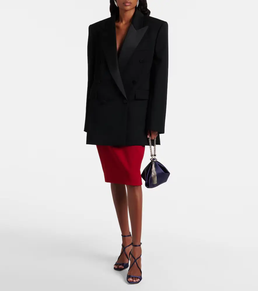 Jimmy Choo Callie Small satin clutch | Thumbnail 3