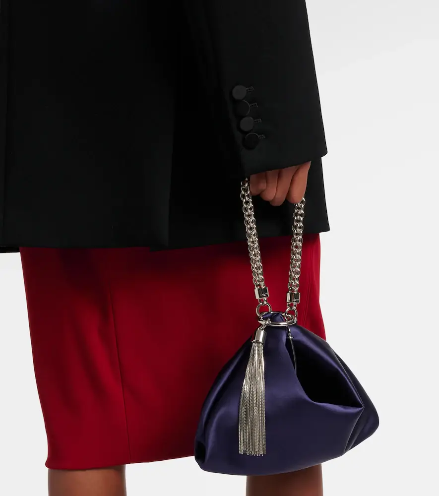 Jimmy Choo Callie Small satin clutch | Thumbnail 4