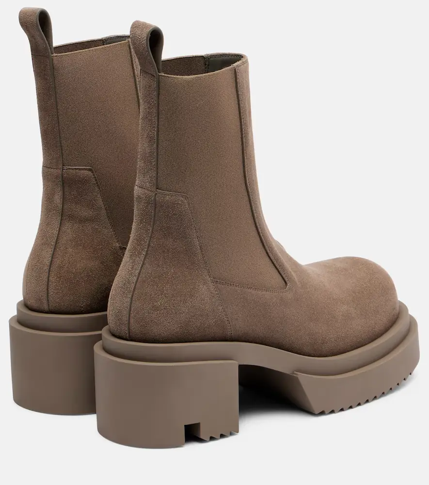 Rick Owens Beatle suede platform Chelsea boots | Thumbnail 3