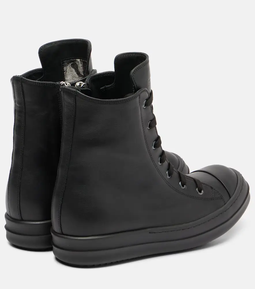 Rick Owens High Top Sneaks leather sneakers | Thumbnail 2 Rick Owens High Top Sneaks leather sneakers | Thumbnail 2
