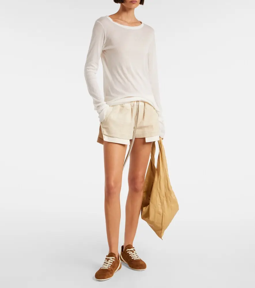 Rick Owens Minimal suede sneakers | Thumbnail 5
