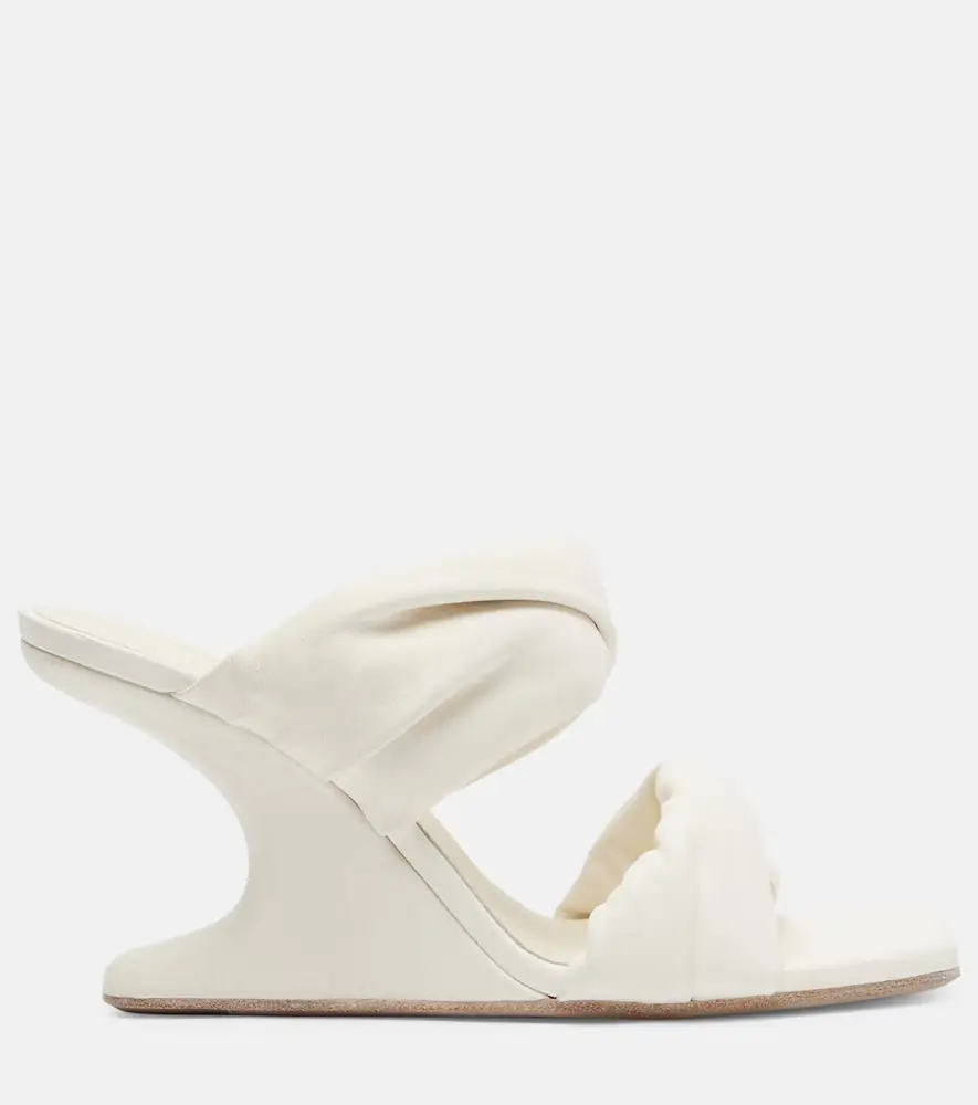 Rick Owens Twisted Cantilever 80 leather mules | Thumbnail 3 Rick Owens Twisted Cantilever 80 leather mules | Thumbnail 3