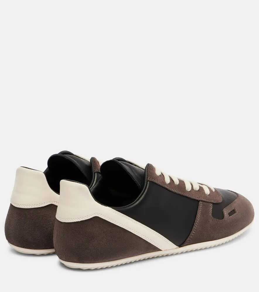 Rick Owens Minimal leather and suede sneakers | Thumbnail 4