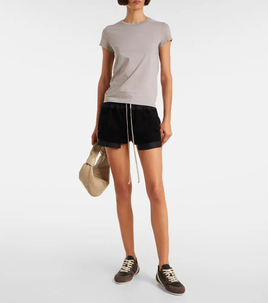 Rick Owens Minimal leather and suede sneakers | Thumbnail 5